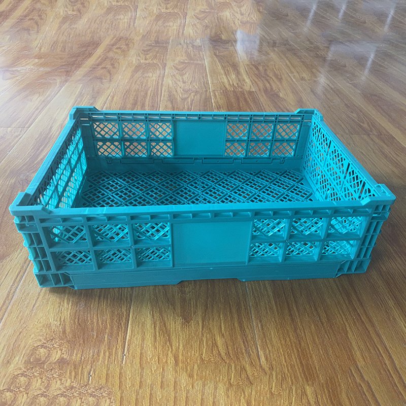 Portable Storage Folding Organizer Plastic Storage Basket For Home Household