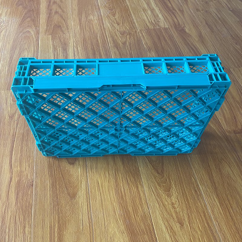 Portable Storage Folding Organizer Plastic Storage Basket For Home Household