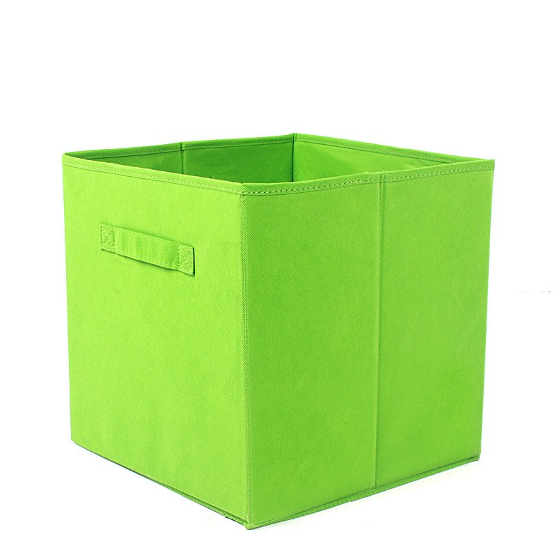Multifunction Home Essentials Large Fashion Cardboard Folding Nonwoven Fabric Lidless Toy Clothes Storage Box with Handle