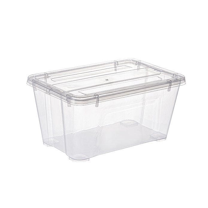 Pinyaoo Storage popular 5L clear plastic lid storage box without wheels