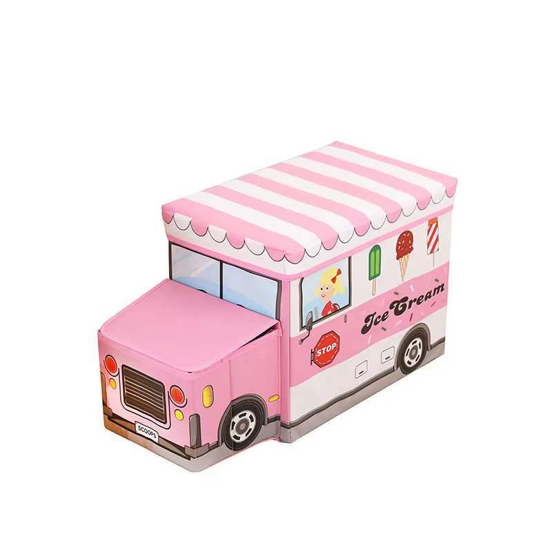 New Arrival Children Toy Folding Storage Box Ottoman