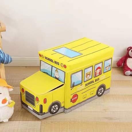 New Arrival Children Toy Folding Storage Box Ottoman