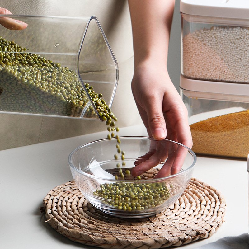 OWNSWING Airtight Food Storage Container Pantry Organization Container with Easy Open Lids Dry Food Plastic Containers