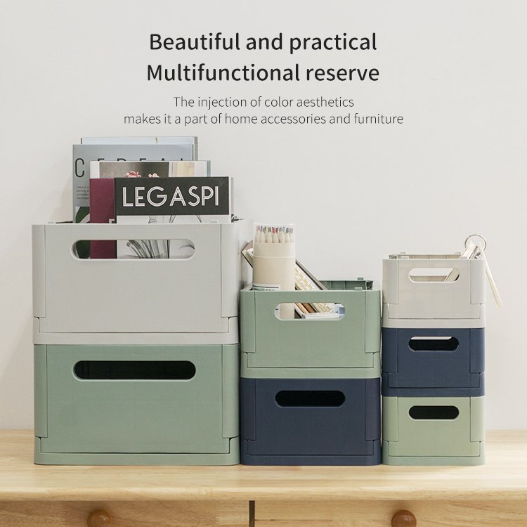 2023 wholesale customized Under Desk Drawer Organizer storage boxes foldable plastic storage box cosmetic storage box