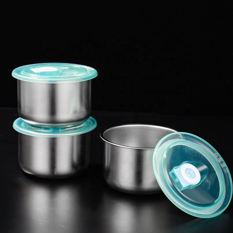Wholesale Multiple Sizes Keep Fresh Bento Lunch Box Stainless Steel Crisper Food Storage Container
