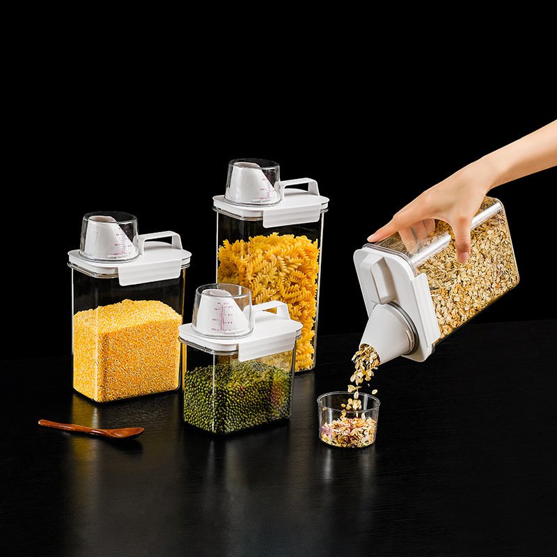 Wholesale Pet Food Container Storage Box For Kitchen Grain Rice Container Storage Box With Lid