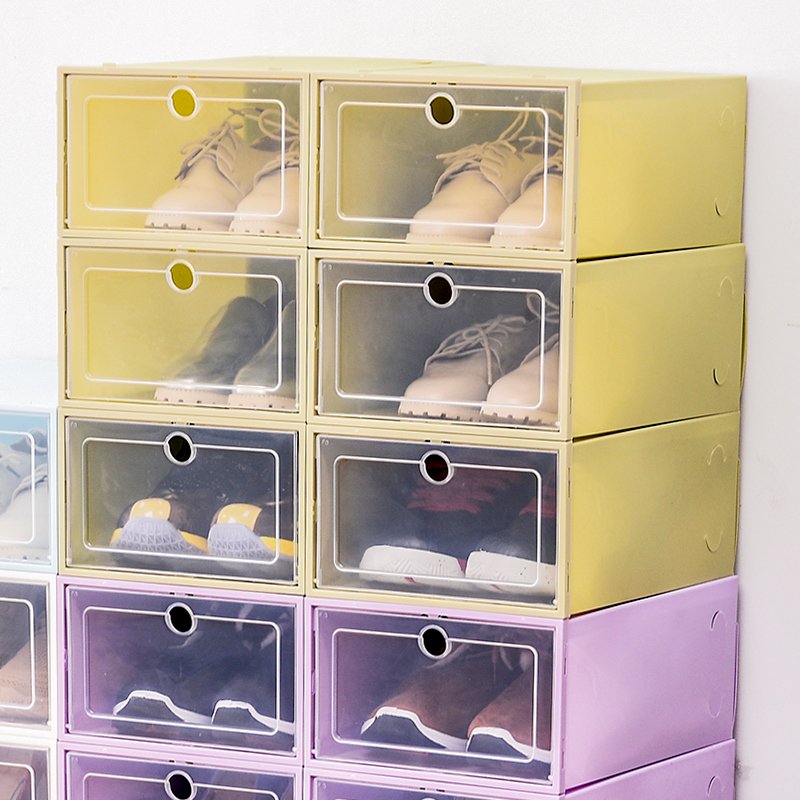 Shoes Box Shoe Containers Plastic Storage Transparent Shoe Case Storage Box