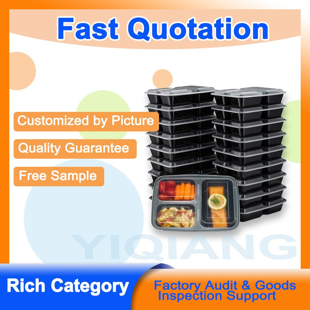 Meal Prep 1 2 3 5 Compartment Lunch Containers, 20 Pack Containers Food Storage Bento Box With Lid