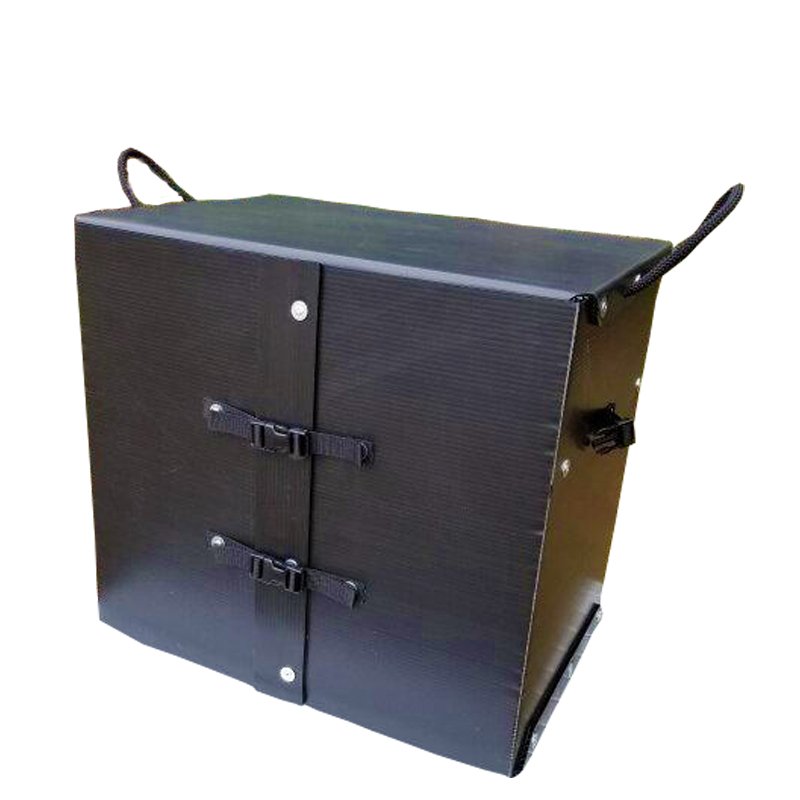 Custom PP Hollow Coroplast Plastic Corrugated Camping Kitchen Box For Tableware Storage