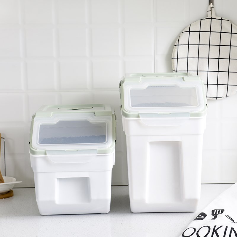 20L 30L kitchen plastic pet dog food rice storage container