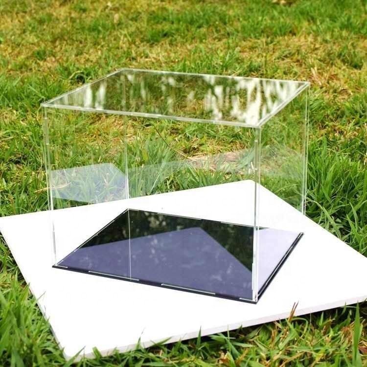 Clear Acrylic Display Case Countertop Box Organizer Stand Dustproof Protection Showcase for Action Figures/Toys/Collectibles