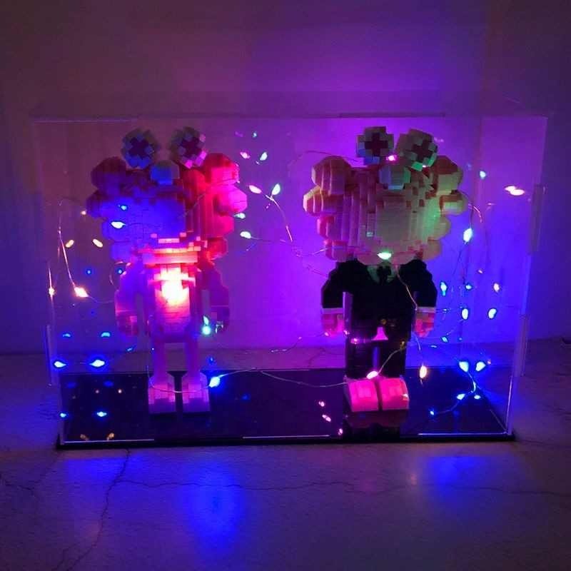 Clear Acrylic Display Case Countertop Box Organizer Stand Dustproof Protection Showcase for Action Figures/Toys/Collectibles