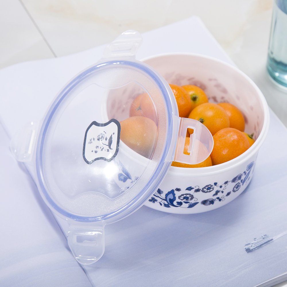 Stackable airtight plastic pp food storage container set with lid