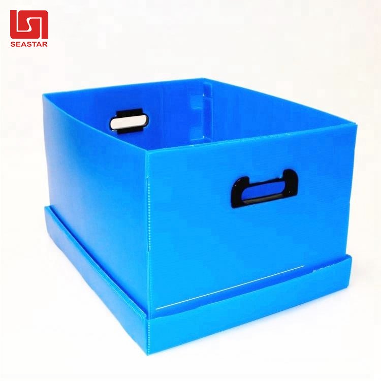 Hot Sale Factory Supply Pp Corrugated Plastic Foldable storage Moving box
