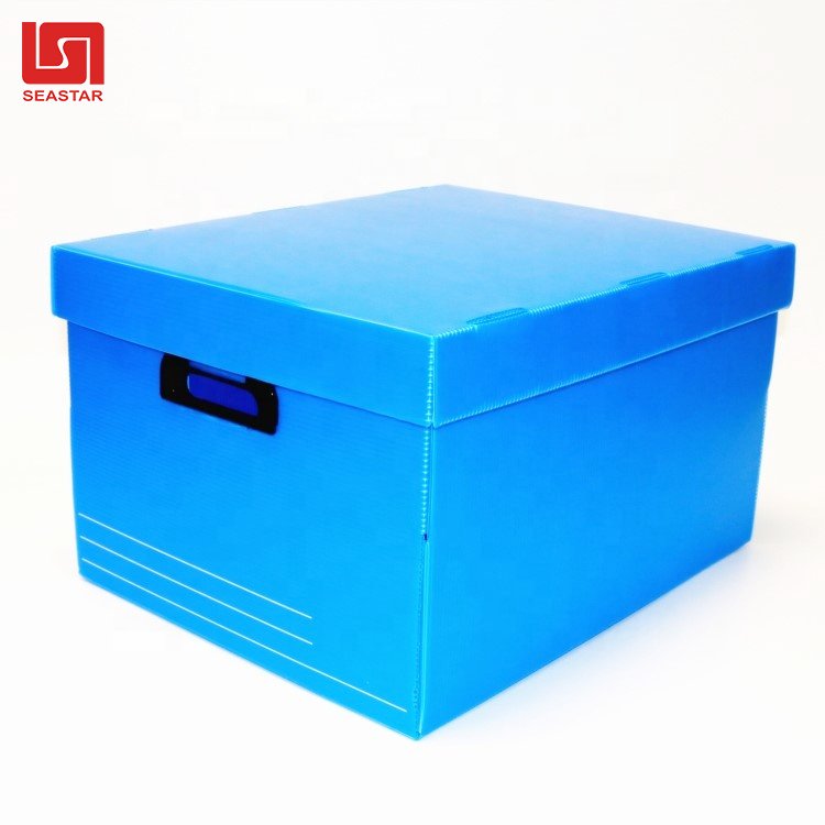 Hot Sale Factory Supply Pp Corrugated Plastic Foldable storage Moving box