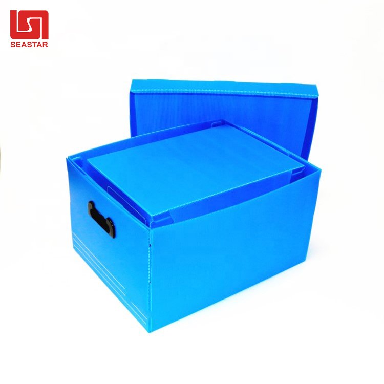 Hot Sale Factory Supply Pp Corrugated Plastic Foldable storage Moving box