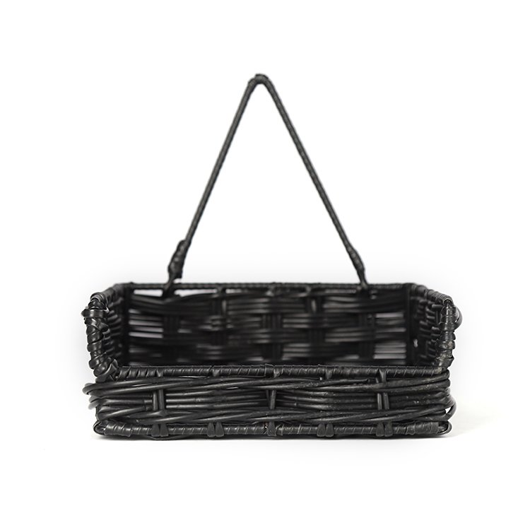 Iron Hemp Rope Woven Magazine File Holder Square Shape Desktop Storage Display Rack Drawers Storage Box Shelf Use Boxed