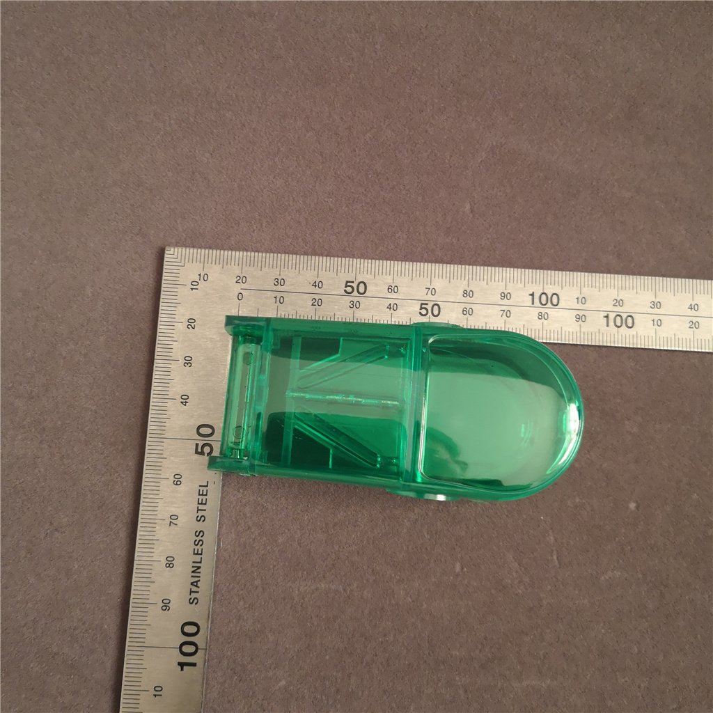 Plastic Pill Cutter Splitter Storage Compartment Box Medicine Capsule Holder