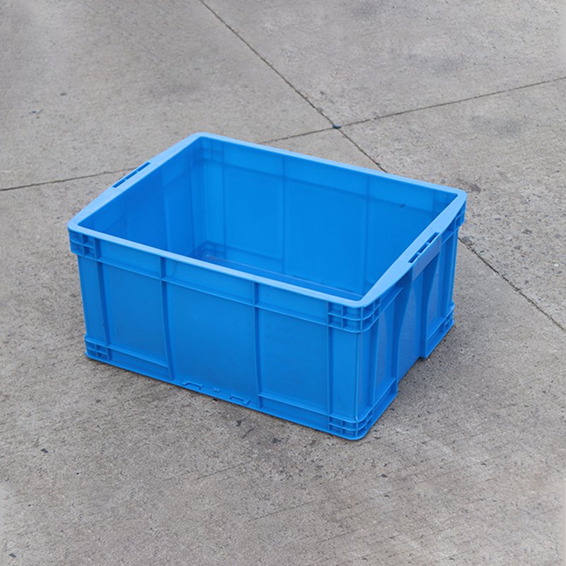 Wholesale Solid Style HDPE Material Plastic Crates Turnover Boxes High Quality Plastic Storage Boxes