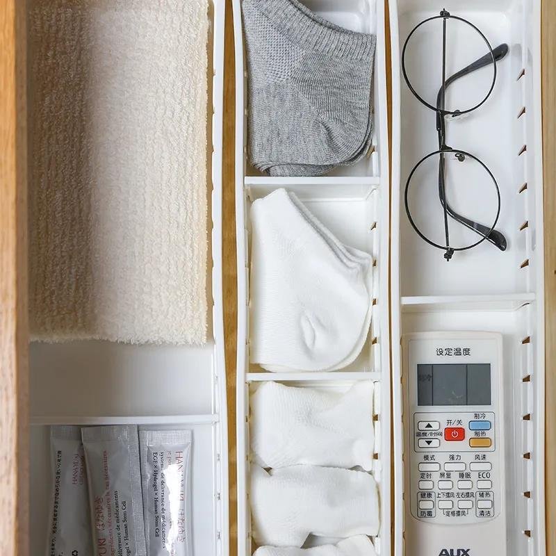 Kitchen Household Separate Drawer Storage Box Large Capacity Plastic Drawer Organizer Tray