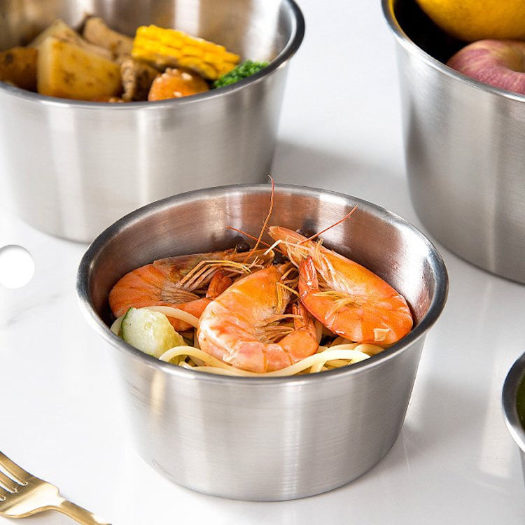Fresh Preservation Round Airtight Leak Proof Stainless Steel Food Storage Box