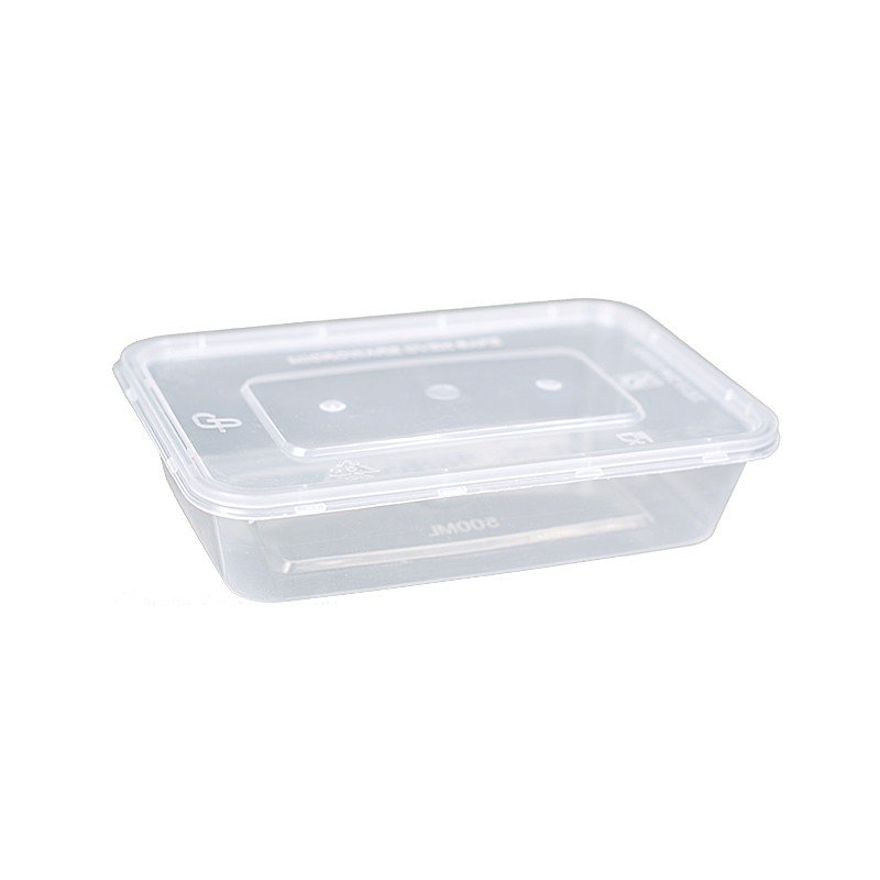 500ML plastic packaging box takeaway plastic food container