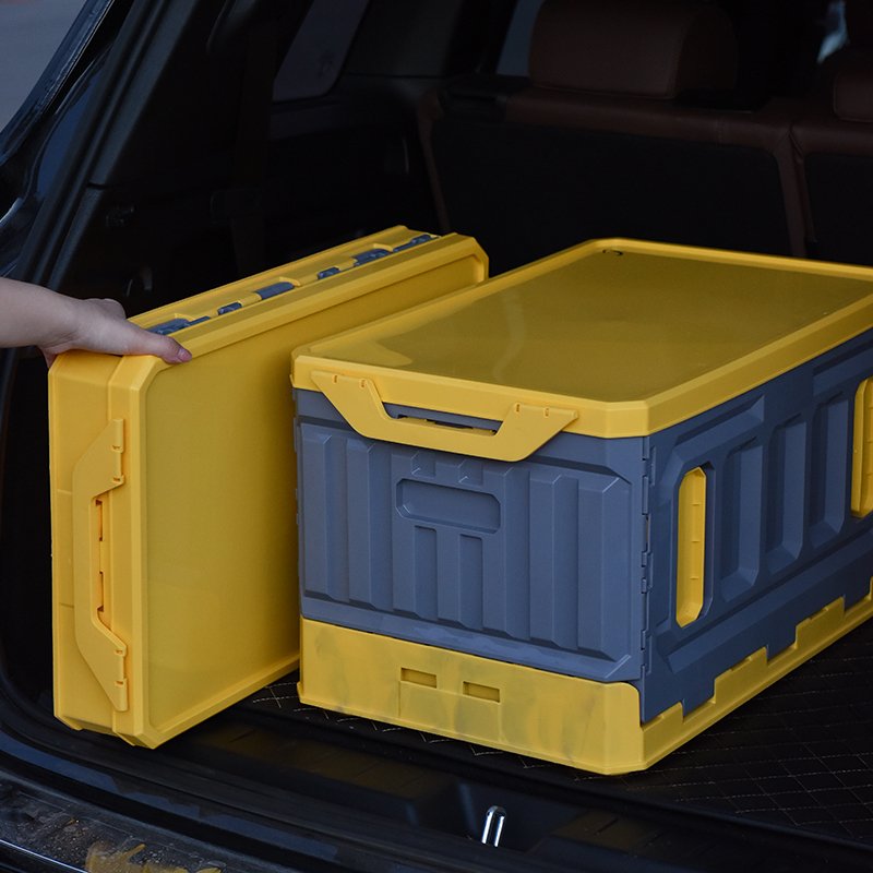 GREENSIDE Wholesale Modern Design Space-Saving Adjustable Height Table Foldable Picnic Camping Storage Box Made Durable PP