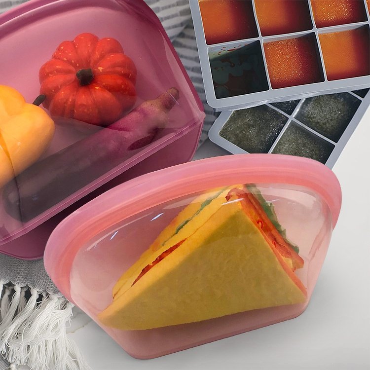 1000ML Silicone Travel Makeup Bag Cosmetic Storage Pouch, Waterproof, Easy to Clean, Portable Cute Makeup Brush Bag