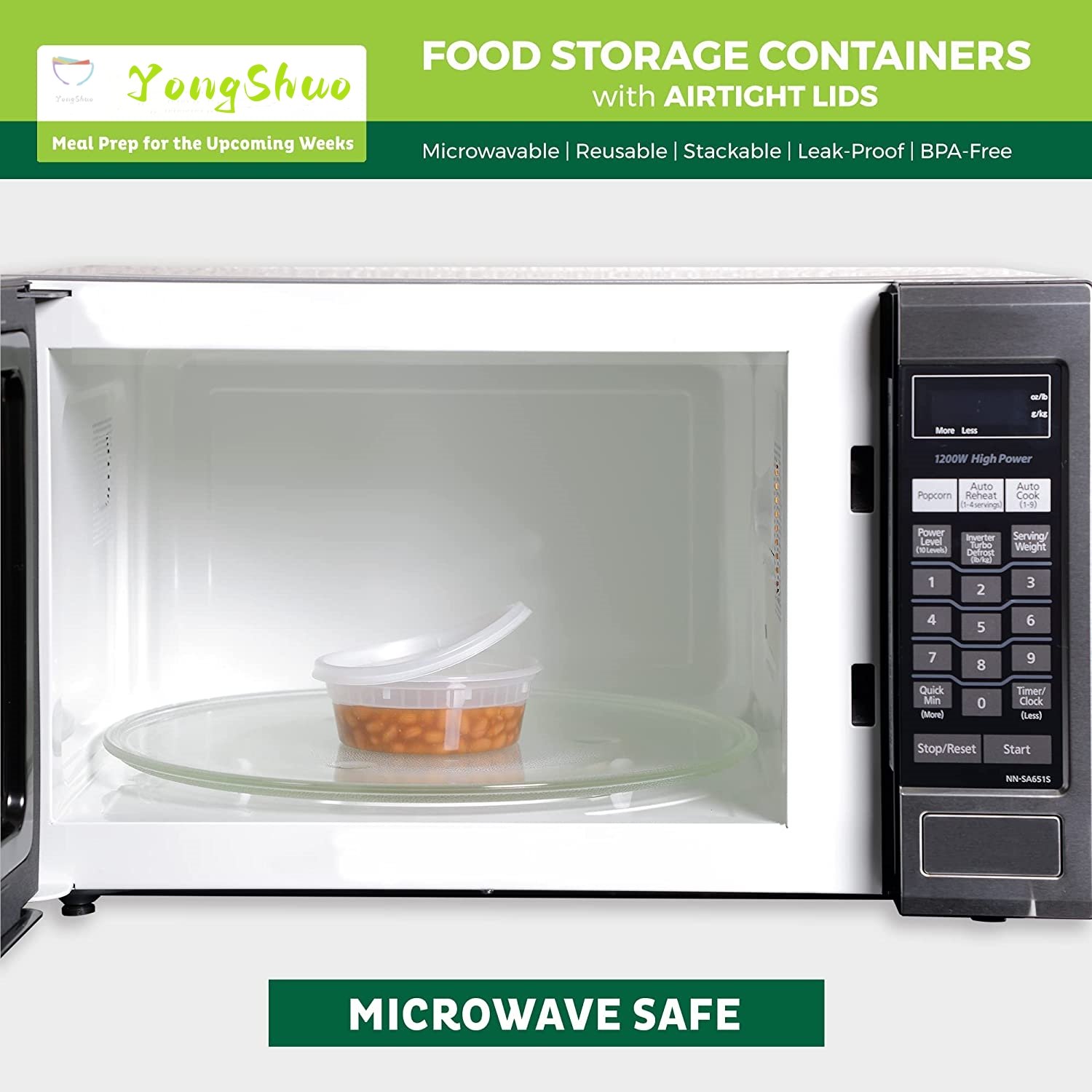 Clamshell Food Container Food Storage Containers Set with Lids Food Storage Container Box Set Kitchen Accessories
