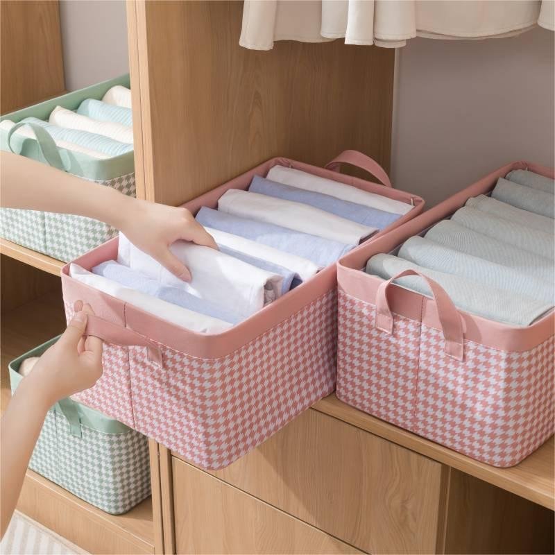 Good quality New Clothes Organizer For Closet Wardrobe Foldable Fabric Drawer Organizer for Clothing Storage Box