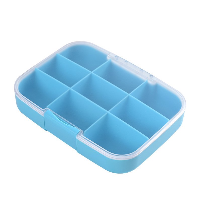 KYPL251 New High-capacity Sealed Pill Box Waterproof Portable One-week Pill Box Transparent Pill Case