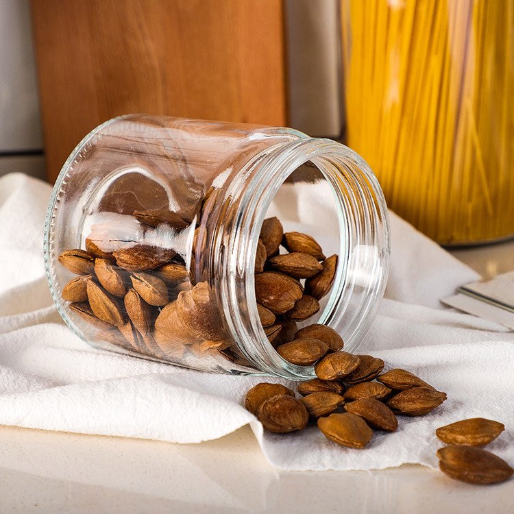 Multifunction Household Kitchen Grain Tea Milk Powder Tank Food Sealed Glass Storage Jars with Screw Lid