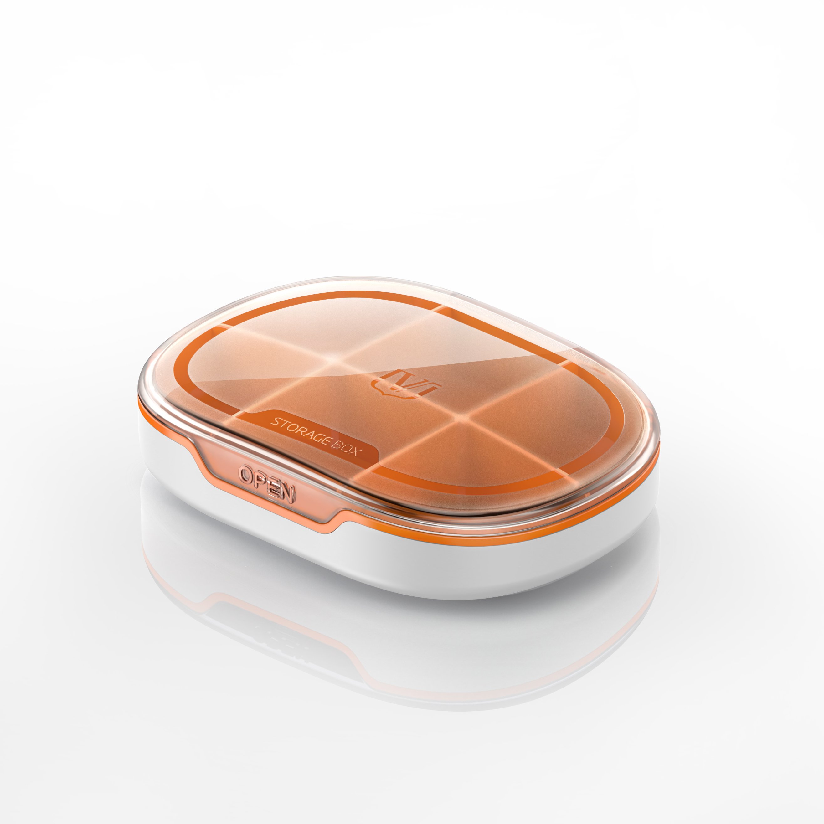 Travel Pill Case 3 4 6 Grids Travel Pill Storage Box Logo Pill Storage Box Container Organizer Cases
