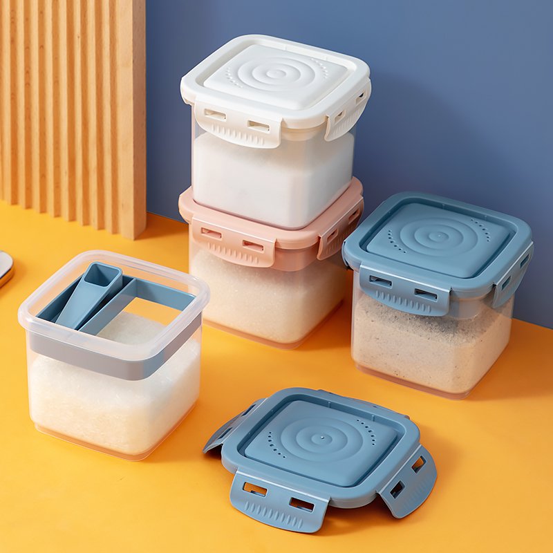 Plastic Containers For Food European Plastic Seasoning Box Kitchen Multi Spices Jar Spice Container Home Kitchen Storage