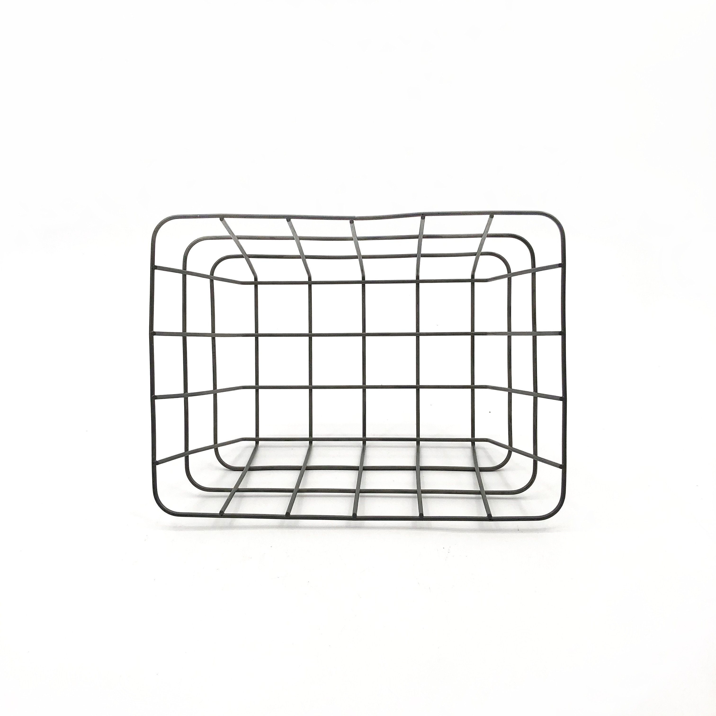 Newest Square Metal Storage Rack Kitchen Accessories Food Storage Organizer Vegetable Fruit Basket