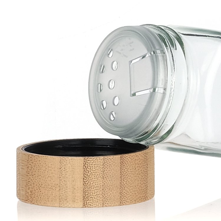 Hot Sale Kitchen Household Storage Jars 4oz Glass Spice Jar Seasoning Bottle With Various Lid