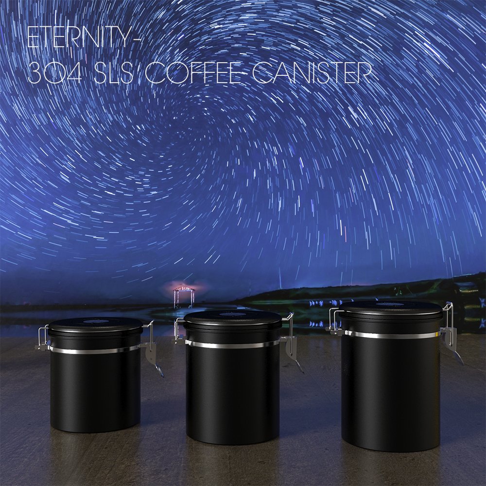 DHPO Wholesale Tea Tins Sugar Food Storage Jar Airtight Container Stainless Steel Tea Tin Coffee Canister