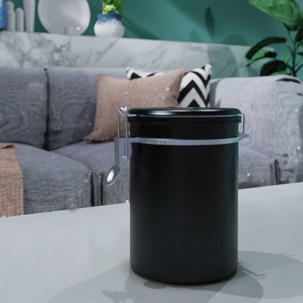 DHPO Wholesale Tea Tins Sugar Food Storage Jar Airtight Container Stainless Steel Tea Tin Coffee Canister