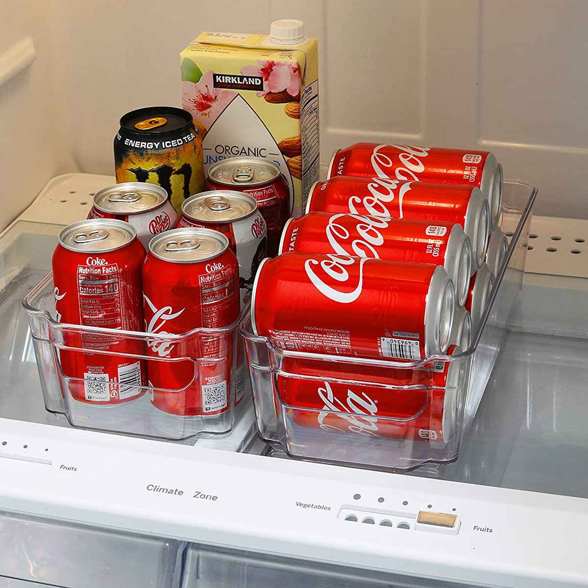 Bins Refrigerator Organizer Food Storage Bins Refrigerator Organizer Plastic Stackable Food Storage Box with Handles Pantry
