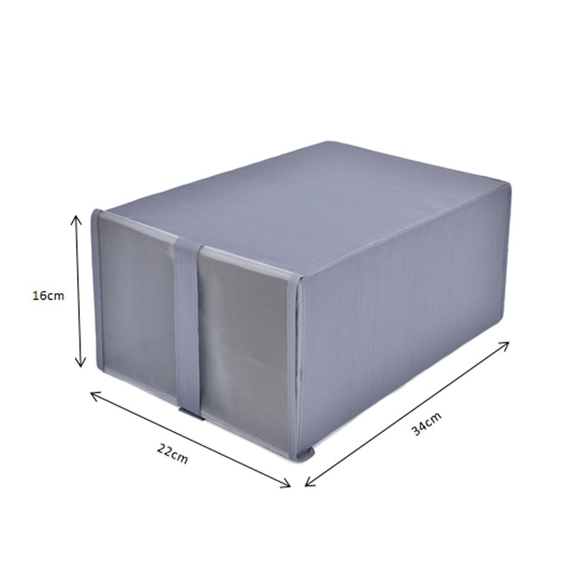 LINDON Home Closet Wardrobe Cube Organizer Folding Storage Boxes Bins with Lid