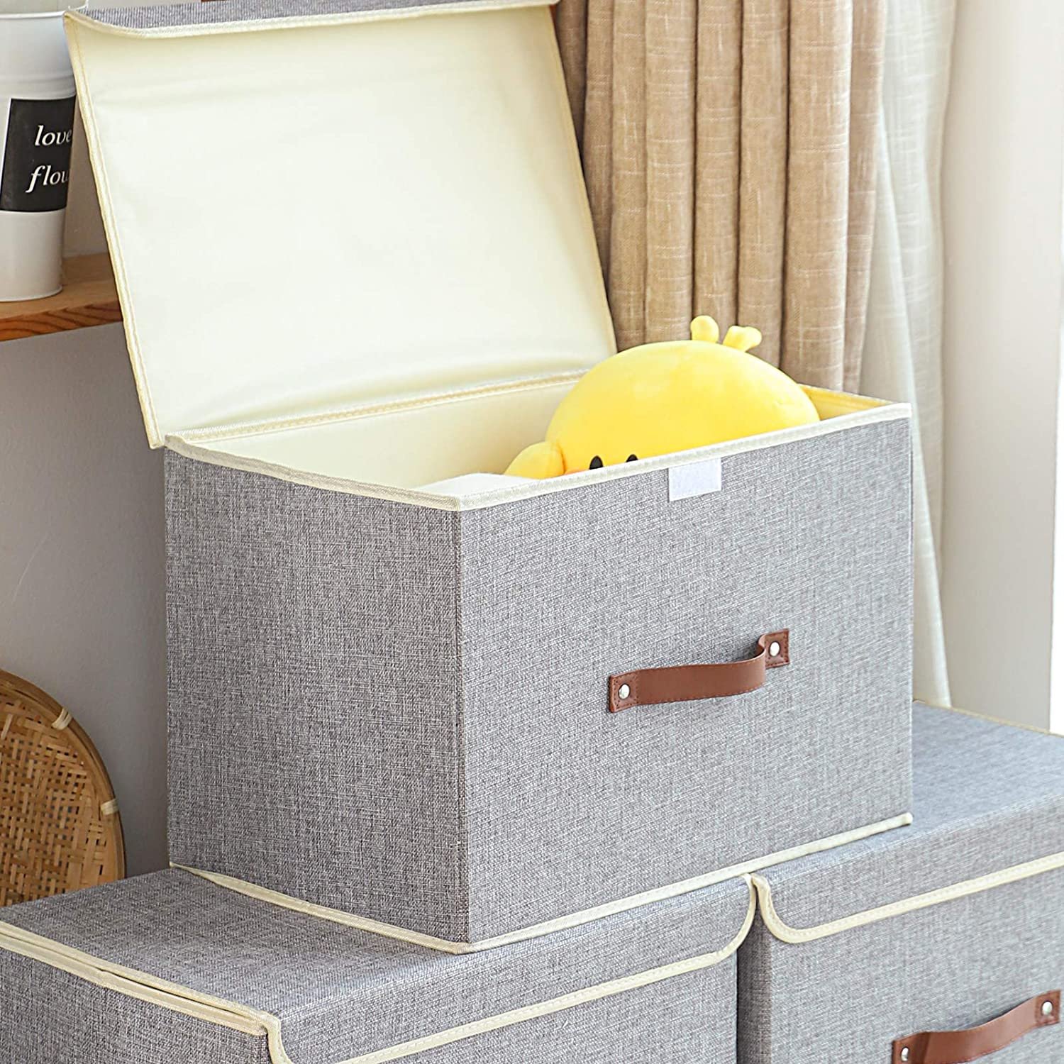 Vietnam Factory Custom Muit-Purpose Toys Clothes Organizer Bins Foldable Storage Boxes Wth Lids
