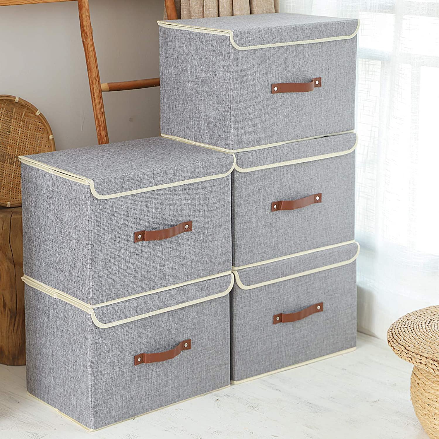 Vietnam Factory Custom Muit-Purpose Toys Clothes Organizer Bins Foldable Storage Boxes Wth Lids