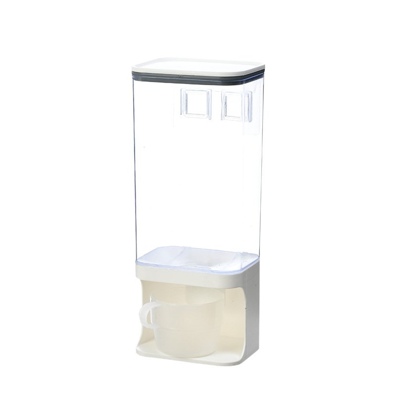 Choice Fun Eco-Friendly Food Storage Box Top Plastic Cereal Dispenser with Lid for Kitchen Travel Packaging Grain Rice Container
