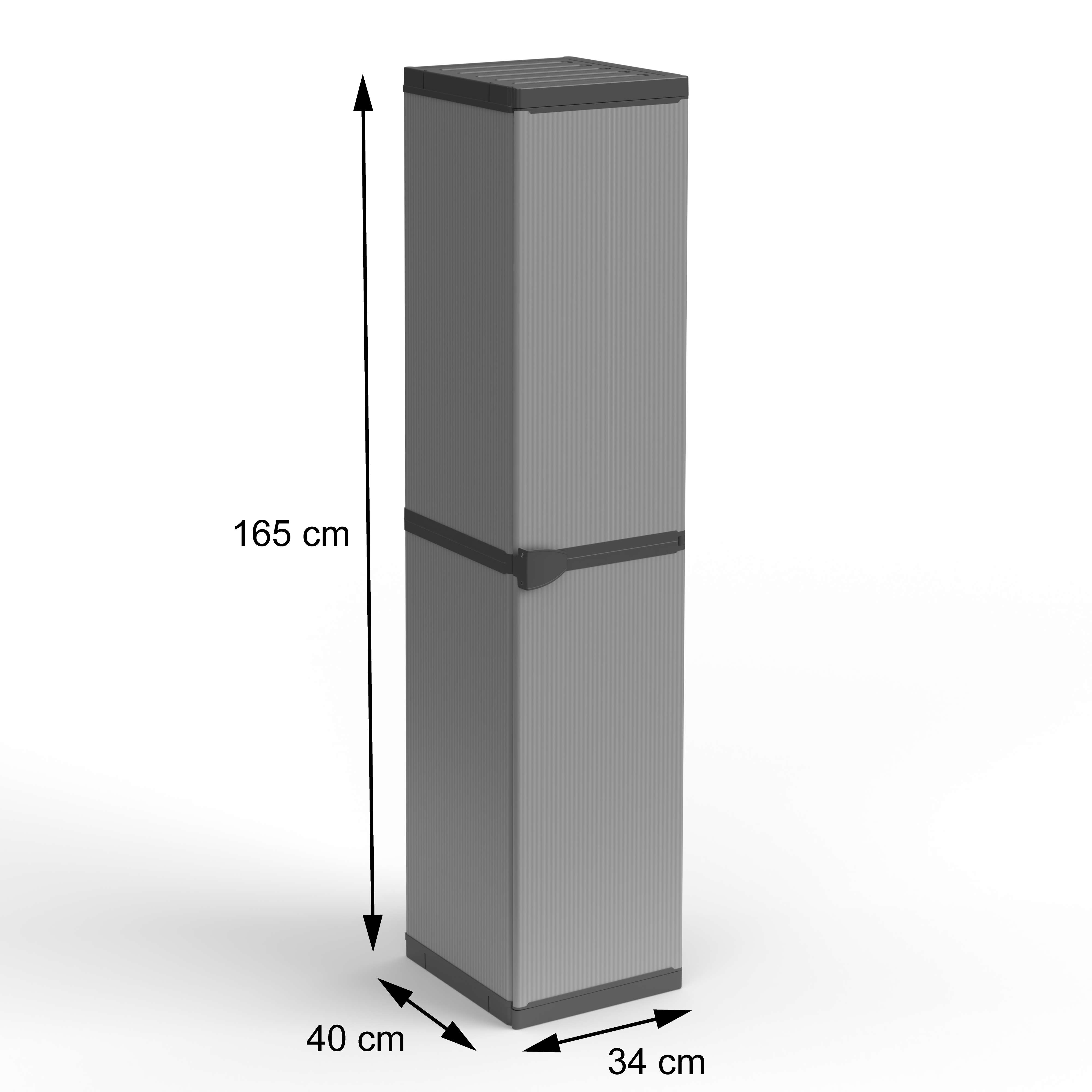 Superior Quality Screwless Storage Holders Durable Non-Folding Plastic Rack Garage Wardrobe Use Functional Design-OEM Welcome!