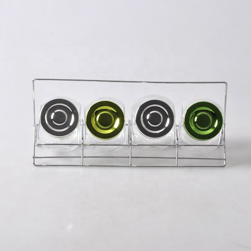Best Selling Factory Supply Attractive Price Unique Storage Candy Jar Glass Apothecary Jar Screw Lid Food Storage Tilted