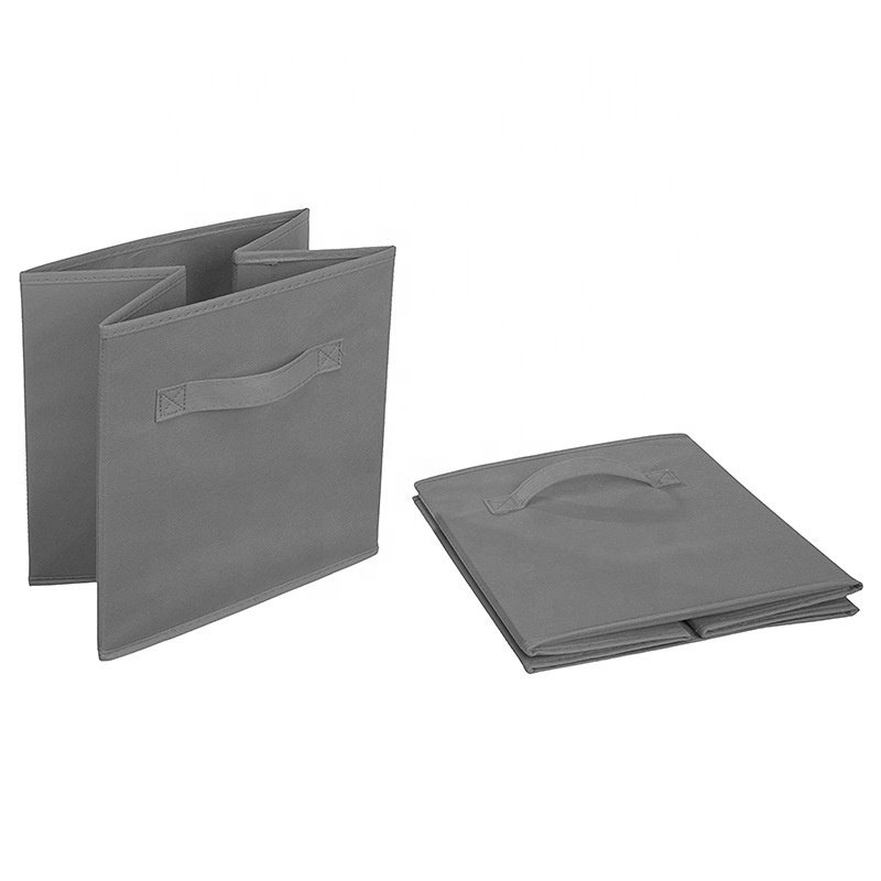Hot Selling Large Capacity Foldable Cloth Storage Baskets Fabric Cube Storage Bins Sundries Organizer Toys Storage Boxes