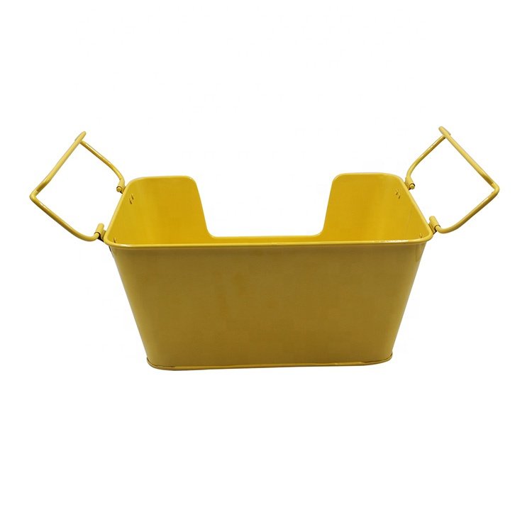 Eco-friendly Rustic Galvanized Metal Stackable Organizer Storage Basket Bin Container Storage Box