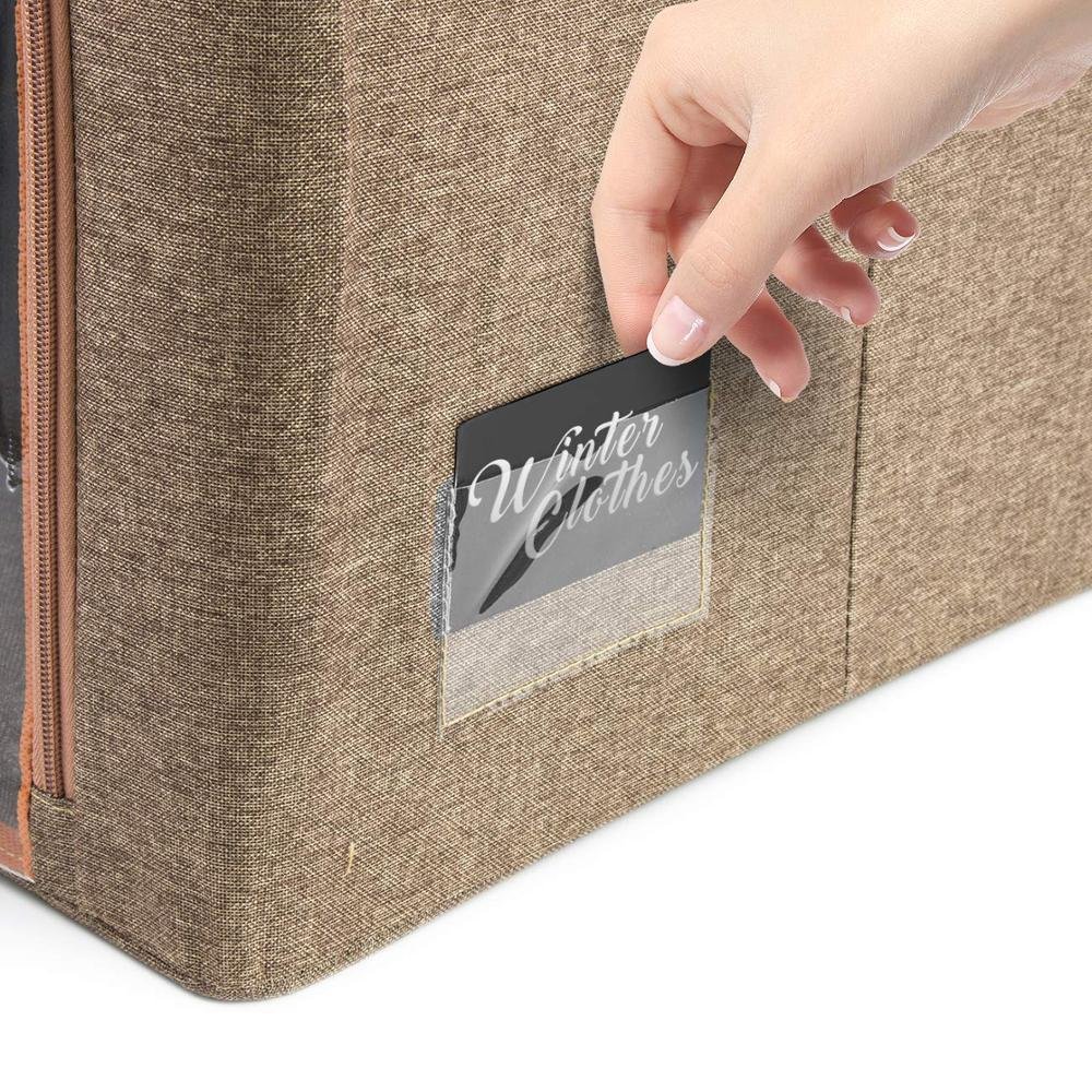 Polyester Durable Bed Clothes Storage Box 110l with Iron Frame