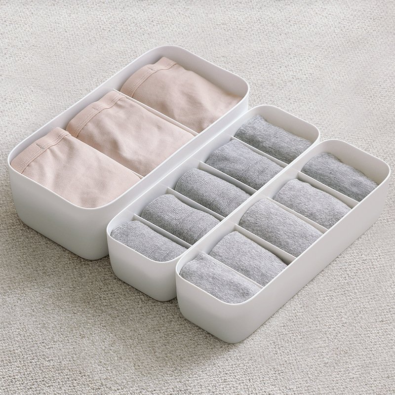 2024 New Product Underwear Socks Plastic Sundries Multi-Compartment High Quality Storage Box