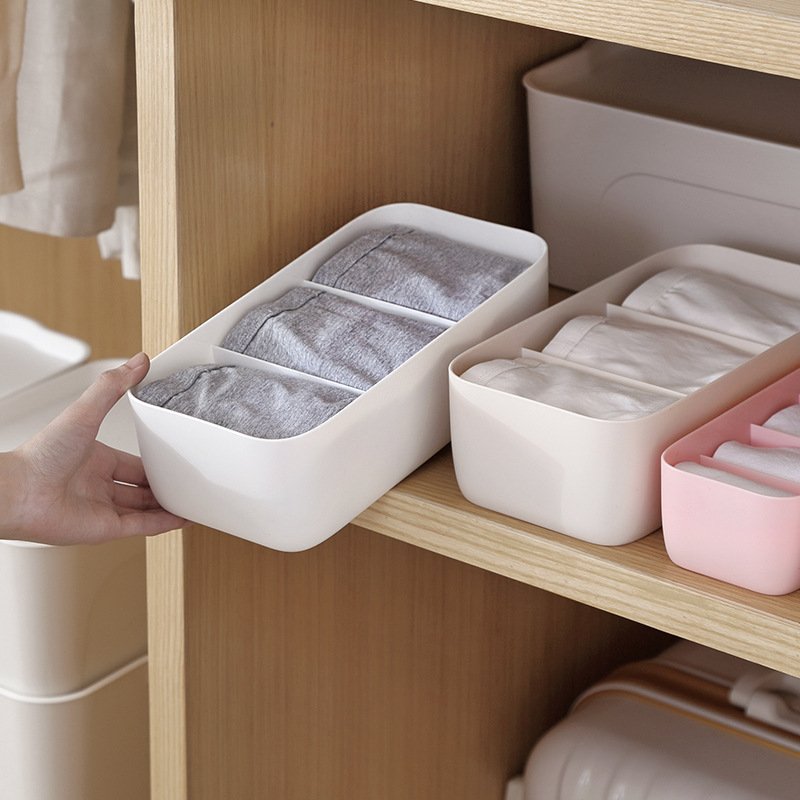2024 New Product Underwear Socks Plastic Sundries Multi-Compartment High Quality Storage Box